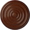Ekena Millwork Carton Ceiling Medallion (For Canopies up to 2 5/8"), 12 5/8"OD x 1"P, Burnished Mahogany Crackle CM13CABMC - alternate 1